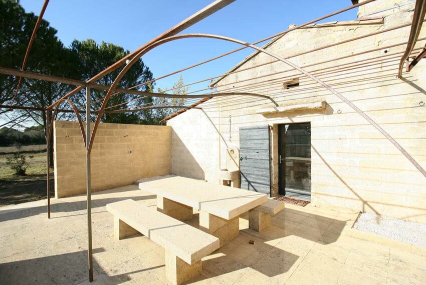 maison pierre piscine