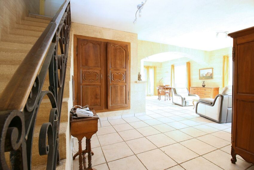 maison pierre piscine